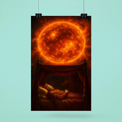 Betelgeuse before supernova imagined as royal deathbed poster 6