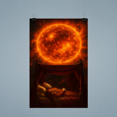 Betelgeuse before supernova imagined as royal deathbed poster 9