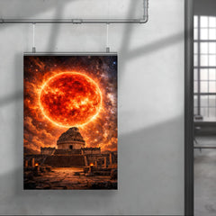 Betelgeuse red supergiant over ancient observatory poster 4