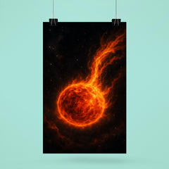 Betelgeuse shedding fire into deep space poster 6