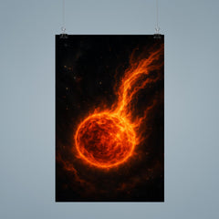 Betelgeuse shedding fire into deep space poster 9