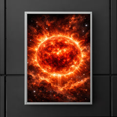 Betelgeuse swelling before supernova red enormity poster 5
