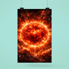 Betelgeuse swelling before supernova red enormity poster 6
