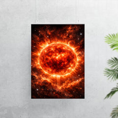 Betelgeuse swelling before supernova red enormity poster 7