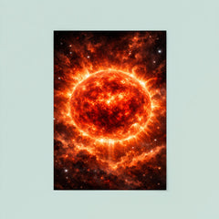 Betelgeuse swelling before supernova red enormity poster 8