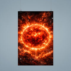 Betelgeuse swelling before supernova red enormity poster 9