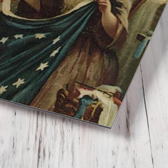 Betsy Ross metal print mockup