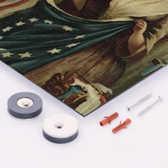 Betsy Ross metal print mockup