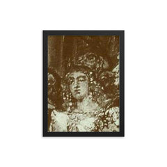 Bezprym framed print on a plain backdrop in size 12"x16".