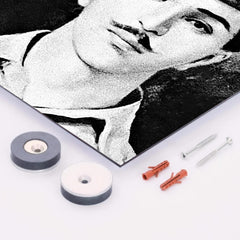 Bhagat Singh metal print mockup