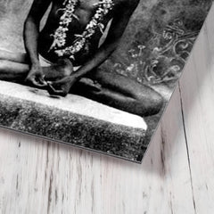 Bhagawan Nityananda metal print mockup