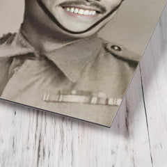 Bhanbhagta Gurung metal print mockup