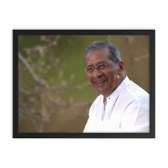 Bhavarlal Jain framed print on a plain backdrop in size 18"x24".