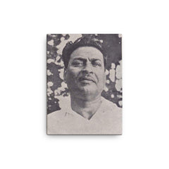 Bibhutibhushan Bandyopadhyay canvas print on a plain backdrop in size 12"x16".