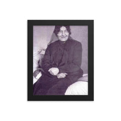 Bibi Maryam Bakhtiari framed print on a plain backdrop in size 8"x10".