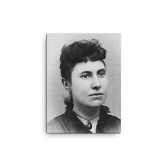 Big Nose Kate canvas print on a plain backdrop in size 12"x16".