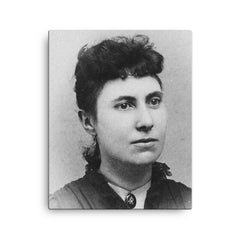 Big Nose Kate canvas print on a plain backdrop in size 16"x20".