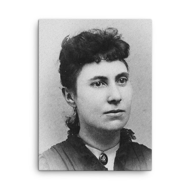 Big Nose Kate canvas print on a plain backdrop in size 18