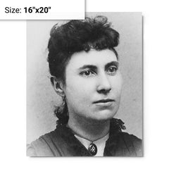 Big Nose Kate metal print on a plain backdrop in size 16"x20".