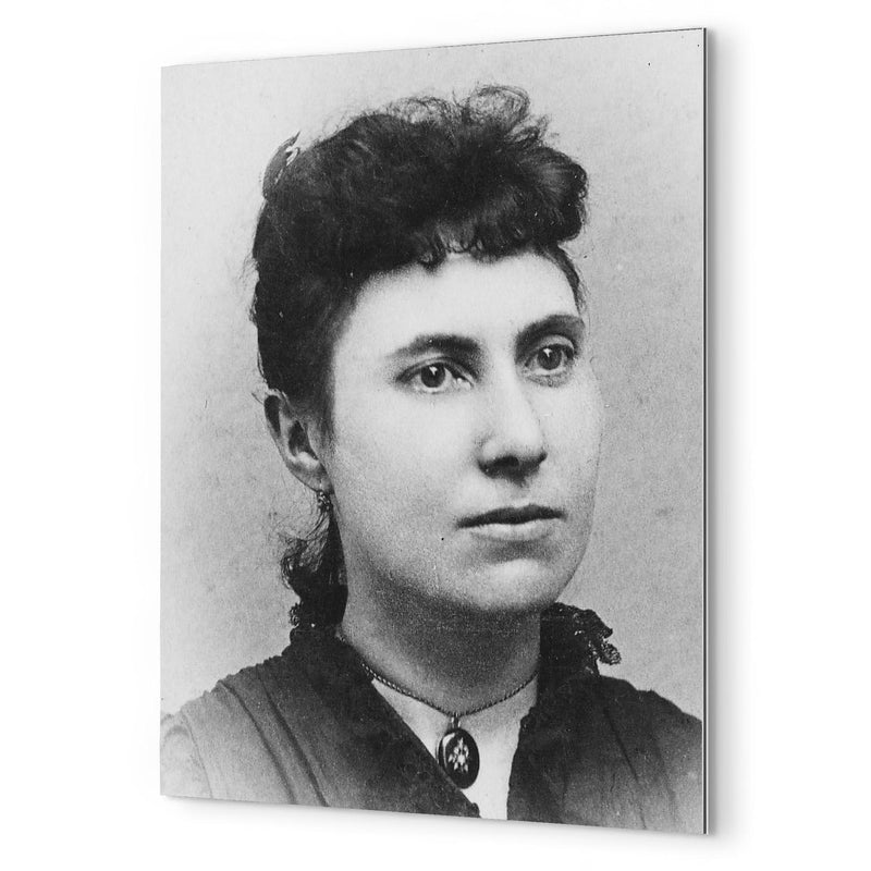 Big Nose Kate metal print mockup