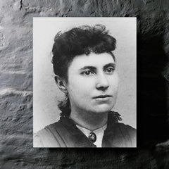 Big Nose Kate metal print mockup