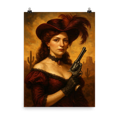 Big Nose Kate poster on a plain backdrop in size 8"x10".