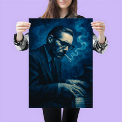 Bill Evans in blue cigarette haze poster 3