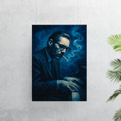 Bill Evans in blue cigarette haze poster 7
