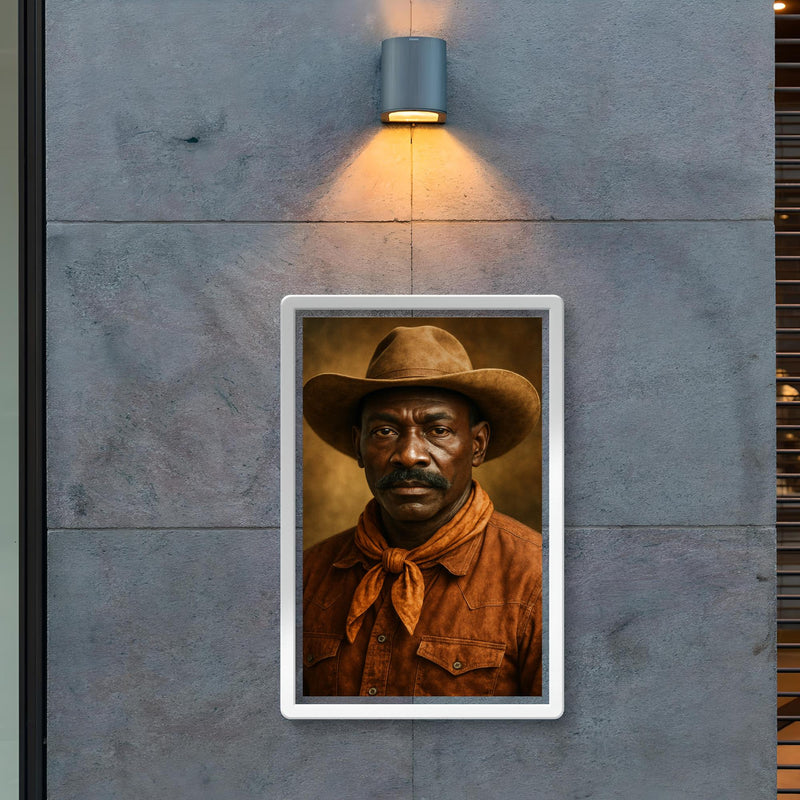 Bill Pickett portrait poster 2