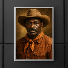 Bill Pickett portrait poster 5