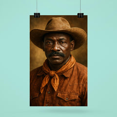 Bill Pickett portrait poster 6
