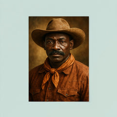 Bill Pickett portrait poster 8