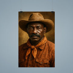 Bill Pickett portrait poster 9