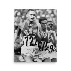 Billy Mills poster on a plain backdrop in size 16"x20".