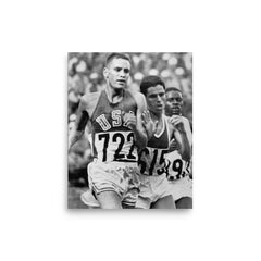 Billy Mills poster on a plain backdrop in size 8"x10".