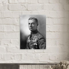 Billy Mitchell metal print mockup