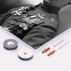 Billy Mitchell metal print mockup