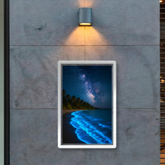 Bioluminescent Mosquito Bay under tropical stars poster 2