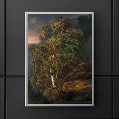 Birch Tree in a Storm by Johan Christian Clausen Dahl, 1849 poster 5
