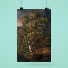 Birch Tree in a Storm by Johan Christian Clausen Dahl, 1849 poster 6