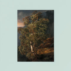 Birch Tree in a Storm by Johan Christian Clausen Dahl, 1849 poster 8