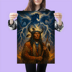 Black Elk beneath thunder beings poster 3