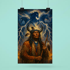 Black Elk beneath thunder beings poster 6