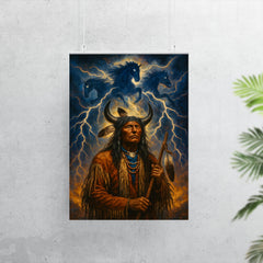 Black Elk beneath thunder beings poster 7