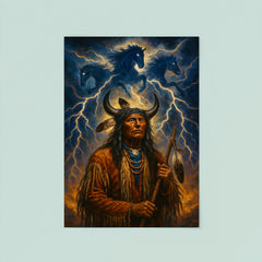 Black Elk beneath thunder beings poster 8