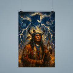 Black Elk beneath thunder beings poster 9