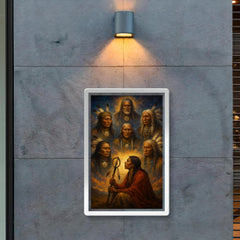 Black Elk vision of the six grandfathers poster 2