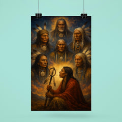 Black Elk vision of the six grandfathers poster 6