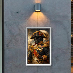 Black panther admiral in Napoleonic uniform poster 2