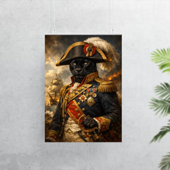 Black panther admiral in Napoleonic uniform poster 7